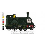 Emily The Tank Engine Embroidery Design